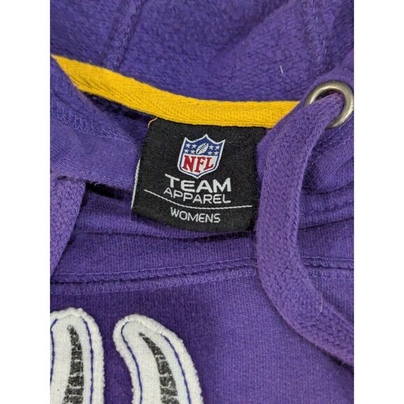 Minnesota Vikings Women's Hoodie NFL Team Apparel No Size Tag fits XS/S - Picture 2 of 4